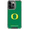 University of Oregon Yellow O on Green iPhone 16 Pro Clear Case